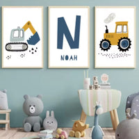 HKM-122899 Frameless Decorative Canvas Art Poster - Nordic Style Animal, Landscape, and Abstract Designs