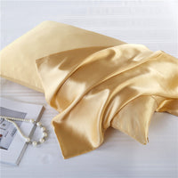 HKM-123027 Mulberry Silk Zipper Pillowcase - Breathable, Sweat-Absorbent, Modern Design