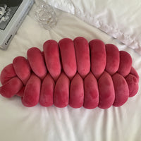 HKM-123091 Solid Color Spandex Woven Cushion Pillow - 45x25CM, Available in Multiple Colors