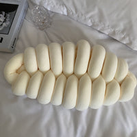 HKM-123091 Solid Color Spandex Woven Cushion Pillow - 45x25CM, Available in Multiple Colors