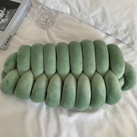 HKM-123091 Solid Color Spandex Woven Cushion Pillow - 45x25CM, Available in Multiple Colors