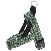 HKM-123155 Adjustable Nylon Dog Leash with Chest Harness for Medium and Small Dogs - 1.5m Traction Rope and Various Sizes