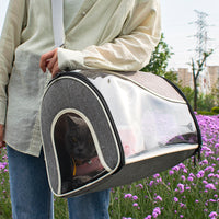 HKM-123155 Breathable Cat Travel Bag - Comfortable and Versatile Carrier for Outdoor Adventures