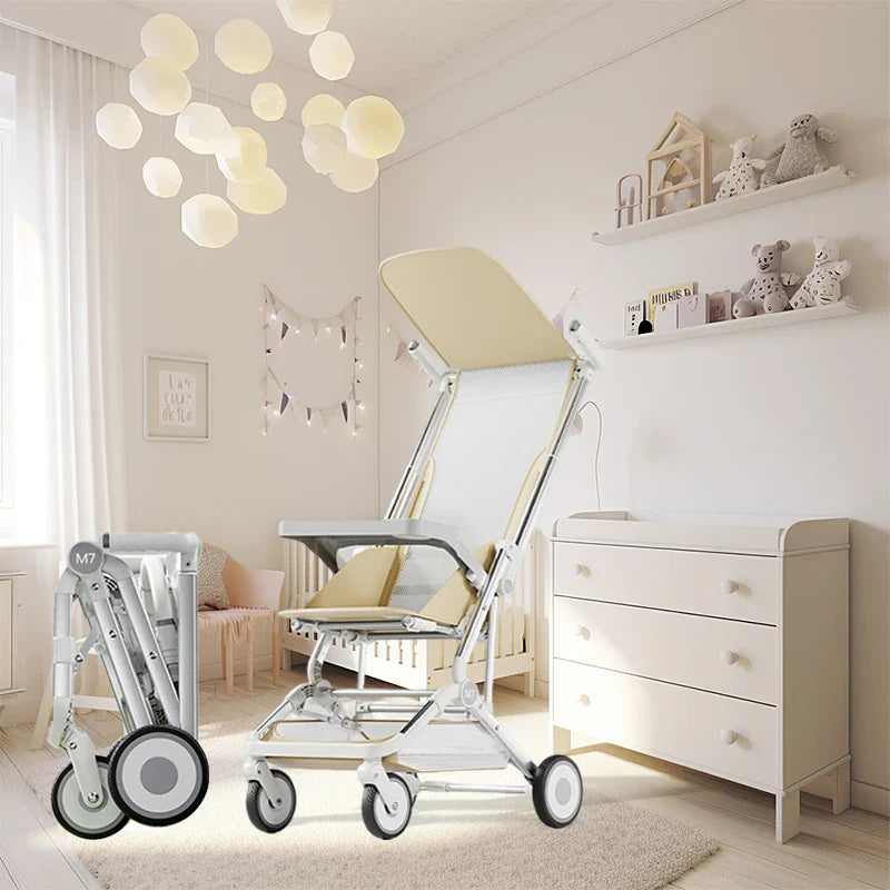 HKM-123155 Lightweight Compact Baby Stroller with Foldable Travel System for Easy Mobility