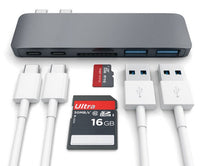 HKM-123155 USB Type-C Hub Adapter with SD and TF Card Reader, Power Delivery, Compatible with iPhone Models
