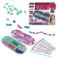 HKM-123219 Colorful DIY Bead Jewelry Making Kit for Girls - Creative Bracelet Craft Set for Ages 5 and Up
