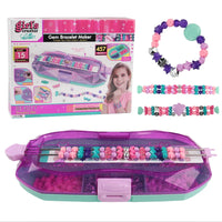 HKM-123219 Colorful DIY Bead Jewelry Making Kit for Girls - Creative Bracelet Craft Set for Ages 5 and Up