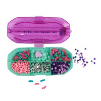 HKM-123219 Colorful DIY Bead Jewelry Making Kit for Girls - Creative Bracelet Craft Set for Ages 5 and Up
