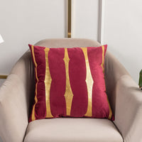 HKM-123283 Stripe Printed Throw Pillow Cushion Cover – Casual Polyester 45x45cm Design