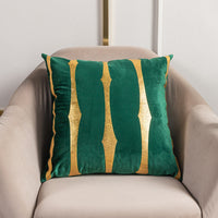 HKM-123283 Stripe Printed Throw Pillow Cushion Cover – Casual Polyester 45x45cm Design