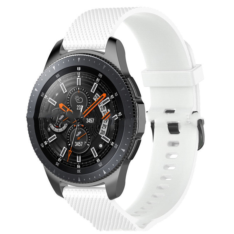 HKM-123475 Galaxy Watch 42mm Compatible Diamond Particle Silicone Strap - Various Colors Available