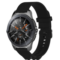 HKM-123475 Galaxy Watch 42mm Compatible Diamond Particle Silicone Strap - Various Colors Available