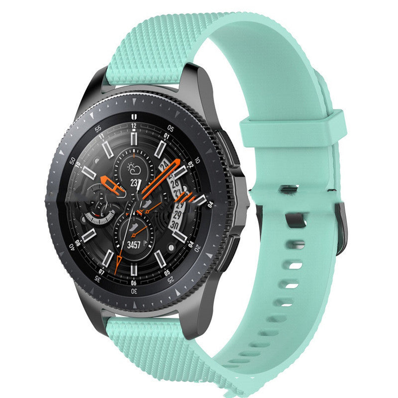HKM-123475 Galaxy Watch 42mm Compatible Diamond Particle Silicone Strap - Various Colors Available