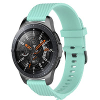 HKM-123475 Galaxy Watch 42mm Compatible Diamond Particle Silicone Strap - Various Colors Available