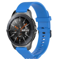HKM-123475 Galaxy Watch 42mm Compatible Diamond Particle Silicone Strap - Various Colors Available