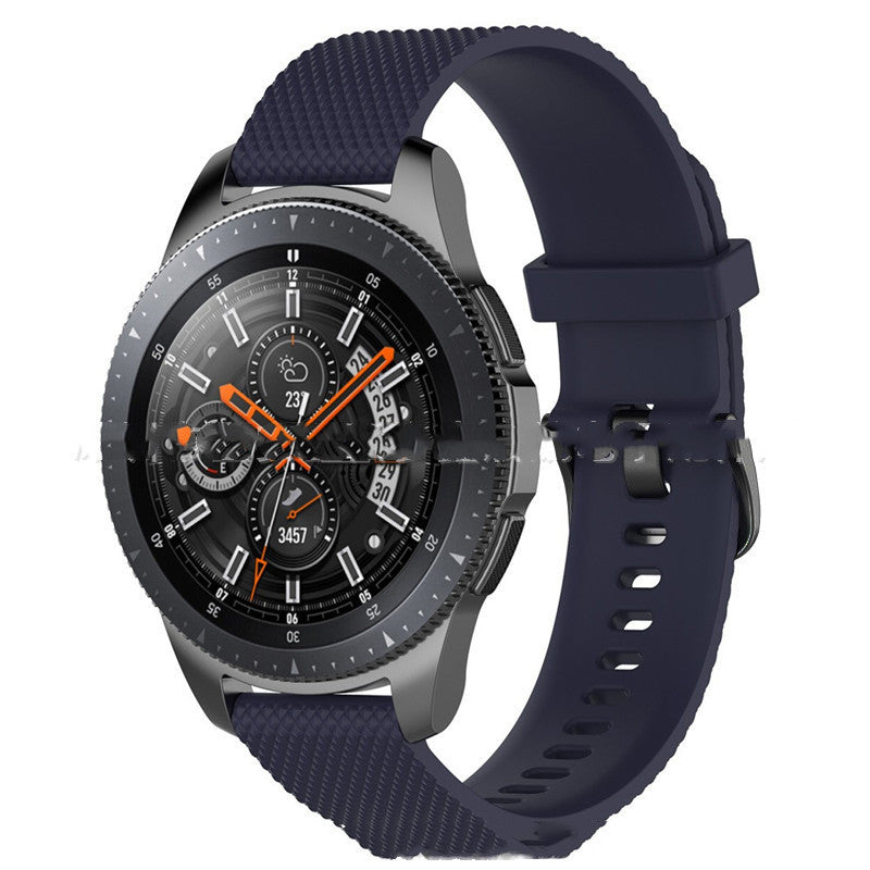 HKM-123475 Galaxy Watch 42mm Compatible Diamond Particle Silicone Strap - Various Colors Available