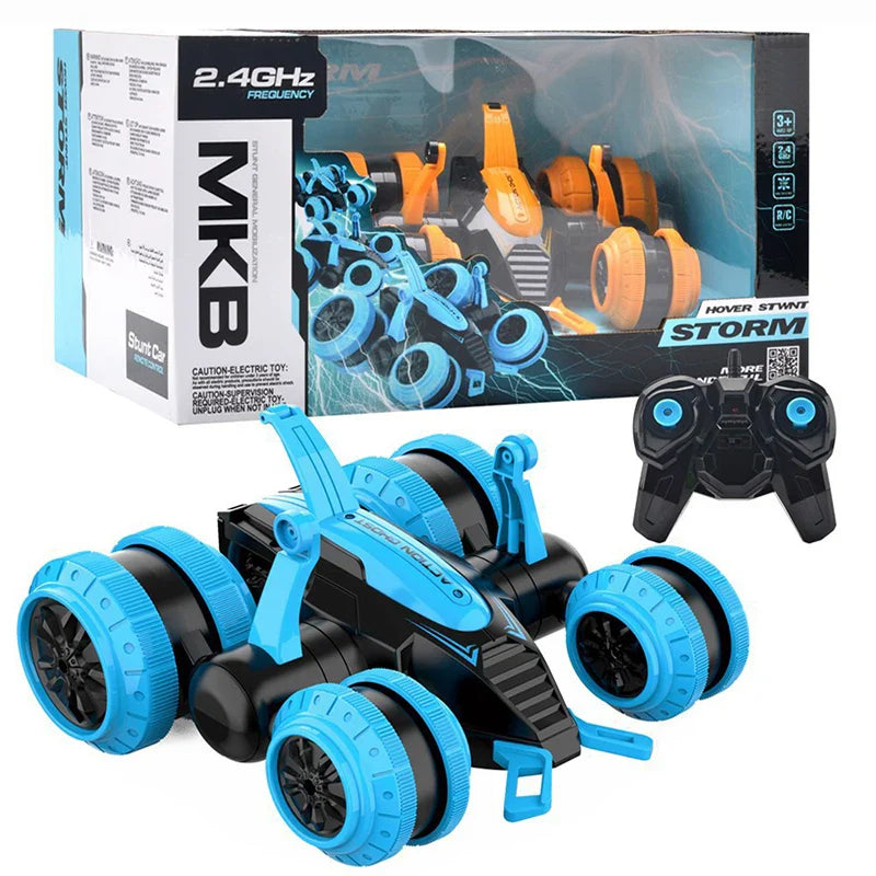 HKM-123539 Remote Control Stunt Car with 6CH Deflection and Flip Features, 2.4G Radio Control Toy for All Ages