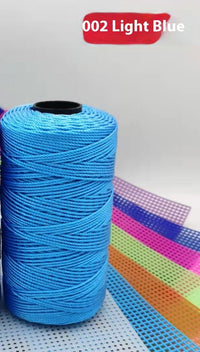 HKM-123795 Large Shaft Polypropylene Fiber Ice Silk Hollow Joint Wool Hook - 1.5mm Thickness, 100g Yarn
