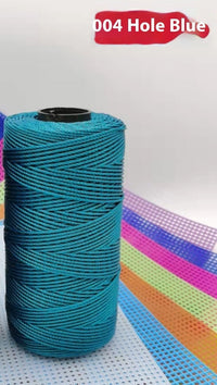 HKM-123795 Large Shaft Polypropylene Fiber Ice Silk Hollow Joint Wool Hook - 1.5mm Thickness, 100g Yarn