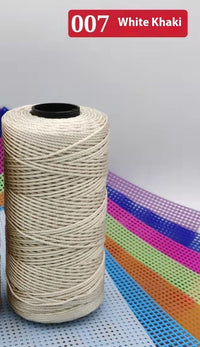 HKM-123795 Large Shaft Polypropylene Fiber Ice Silk Hollow Joint Wool Hook - 1.5mm Thickness, 100g Yarn