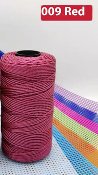 HKM-123795 Large Shaft Polypropylene Fiber Ice Silk Hollow Joint Wool Hook - 1.5mm Thickness, 100g Yarn