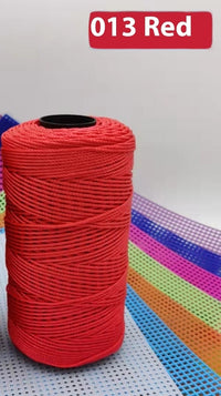 HKM-123795 Large Shaft Polypropylene Fiber Ice Silk Hollow Joint Wool Hook - 1.5mm Thickness, 100g Yarn