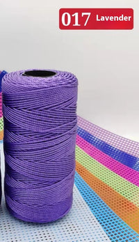 HKM-123795 Large Shaft Polypropylene Fiber Ice Silk Hollow Joint Wool Hook - 1.5mm Thickness, 100g Yarn