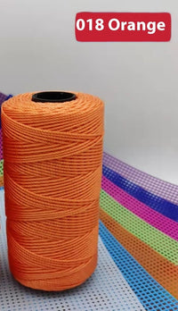 HKM-123795 Large Shaft Polypropylene Fiber Ice Silk Hollow Joint Wool Hook - 1.5mm Thickness, 100g Yarn