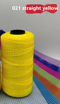 HKM-123795 Large Shaft Polypropylene Fiber Ice Silk Hollow Joint Wool Hook - 1.5mm Thickness, 100g Yarn