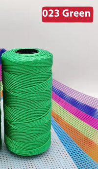 HKM-123795 Large Shaft Polypropylene Fiber Ice Silk Hollow Joint Wool Hook - 1.5mm Thickness, 100g Yarn