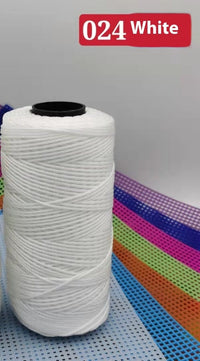 HKM-123795 Large Shaft Polypropylene Fiber Ice Silk Hollow Joint Wool Hook - 1.5mm Thickness, 100g Yarn