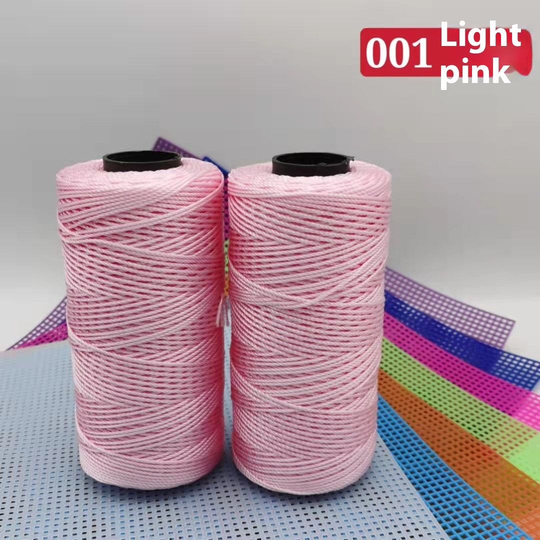 KTX-123795 Large Shaft Polypropylene Fiber Ice Silk Hollow Joint Wool Hook - 1.5mm Thickness, 100g Yarn