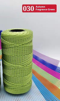 HKM-123795 Large Shaft Polypropylene Fiber Ice Silk Hollow Joint Wool Hook - 1.5mm Thickness, 100g Yarn