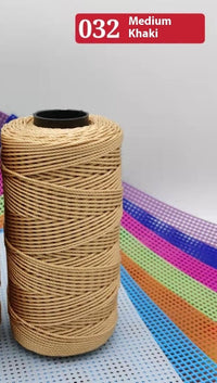 HKM-123795 Large Shaft Polypropylene Fiber Ice Silk Hollow Joint Wool Hook - 1.5mm Thickness, 100g Yarn