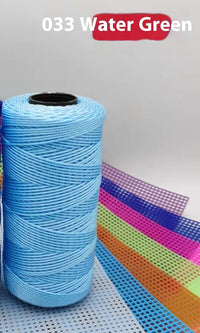 HKM-123795 Large Shaft Polypropylene Fiber Ice Silk Hollow Joint Wool Hook - 1.5mm Thickness, 100g Yarn
