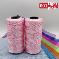 HKM-123795 Large Shaft Polypropylene Fiber Ice Silk Hollow Joint Wool Hook - 1.5mm Thickness, 100g Yarn