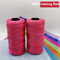 HKM-123795 Large Shaft Polypropylene Fiber Ice Silk Hollow Joint Wool Hook - 1.5mm Thickness, 100g Yarn