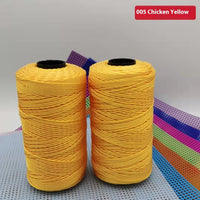 HKM-123795 Large Shaft Polypropylene Fiber Ice Silk Hollow Joint Wool Hook - 1.5mm Thickness, 100g Yarn