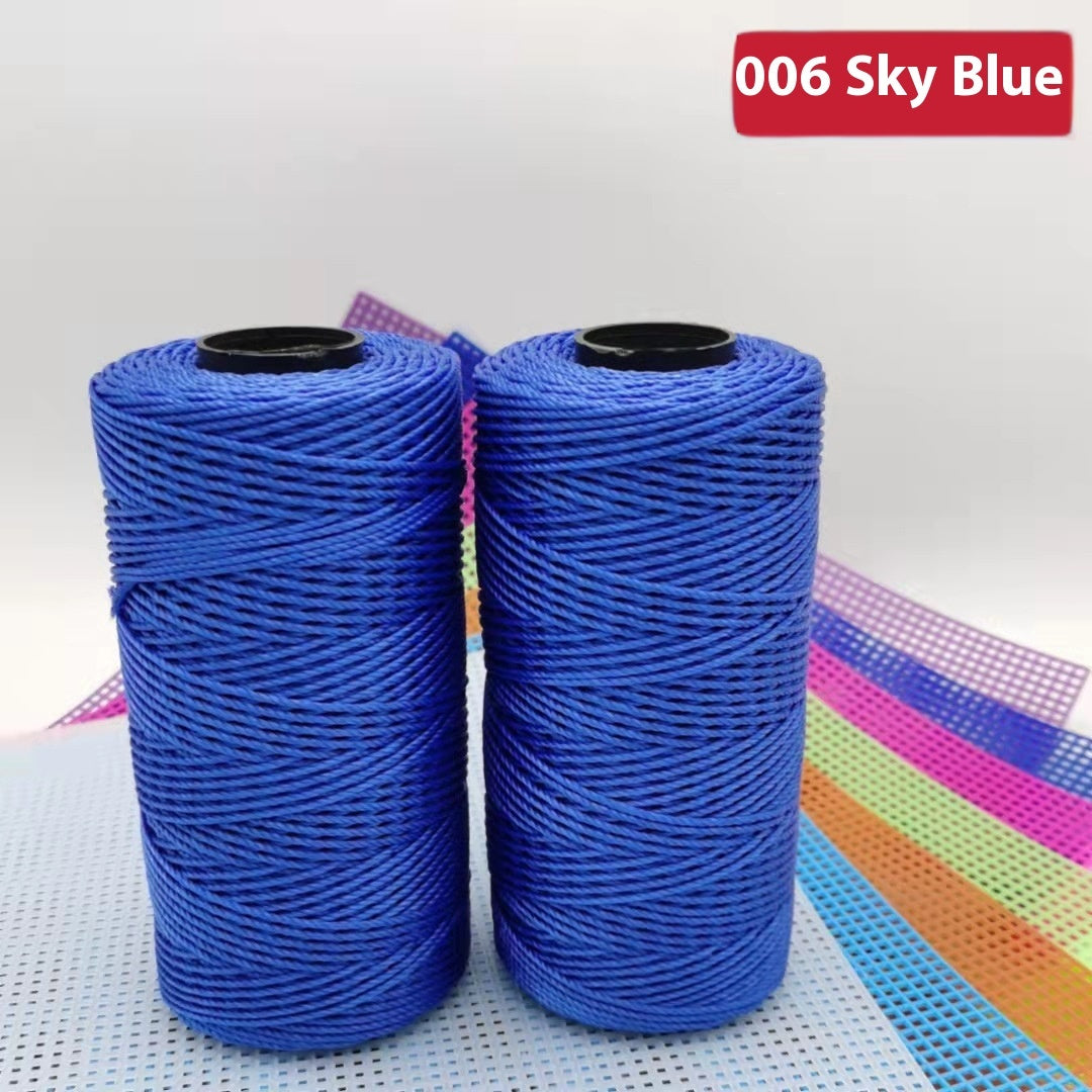 KTX-123795 Large Shaft Polypropylene Fiber Ice Silk Hollow Joint Wool Hook - 1.5mm Thickness, 100g Yarn