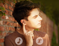 HKM-123859 Mini Bluetooth Wireless Headset with Noise Reduction and Dual Phone Connection, Long Standby Time