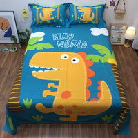 HKM-123923 Cartoon-Themed Cotton Bed Sheet Set for Kids - Multiple Designs and Sizes Available
