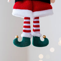 HKM-123923 Cute Elf Doll Hanging Ornament for Christmas Tree Decoration - Boy and Girl Designs