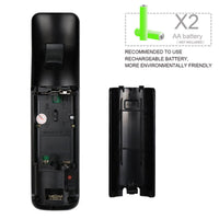 HKM-123987 Wireless Wii Gamepad Compatible Controller with Vibration Function, Durable Plastic Design