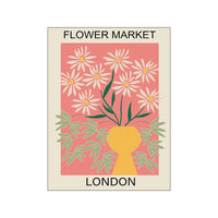 HKM-124115 American Flower Abstract Canvas Decorative Painting – Micro Spray Art on Canvas