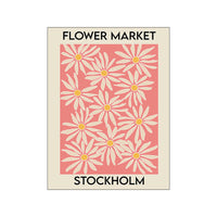 HKM-124115 American Flower Abstract Canvas Decorative Painting – Micro Spray Art on Canvas