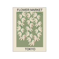 HKM-124115 American Flower Abstract Canvas Decorative Painting – Micro Spray Art on Canvas