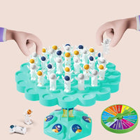 HKM-124115 Balance Astronaut Puzzle Board Toy for Children - Interactive Space Themed Game for Parent-Child Bonding