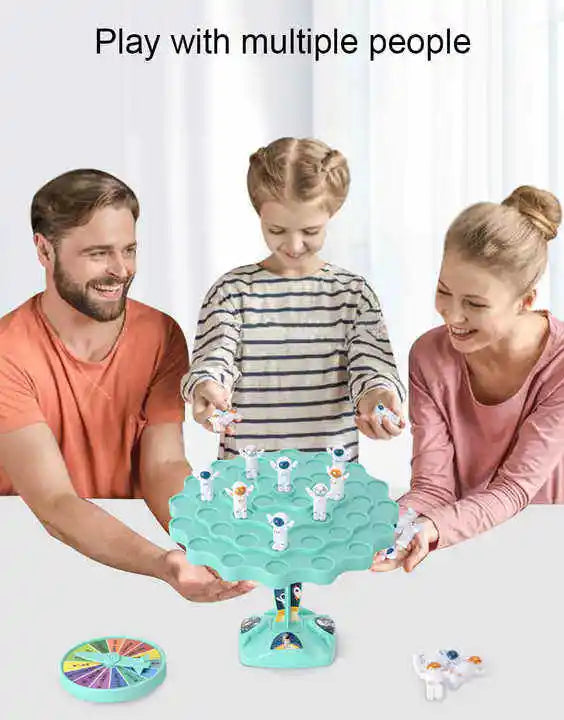 HKM-124115 Balance Astronaut Puzzle Board Toy for Children - Interactive Space Themed Game for Parent-Child Bonding
