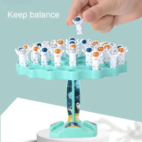HKM-124115 Balance Astronaut Puzzle Board Toy for Children - Interactive Space Themed Game for Parent-Child Bonding