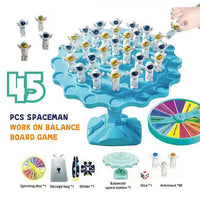 HKM-124115 Balance Astronaut Puzzle Board Toy for Children - Interactive Space Themed Game for Parent-Child Bonding